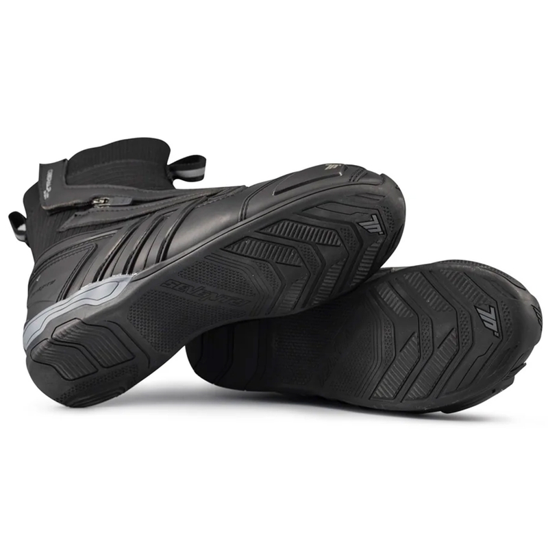 Motociklu zābaki Seventy Degrees SD-BT7 Oberalp Low black melni