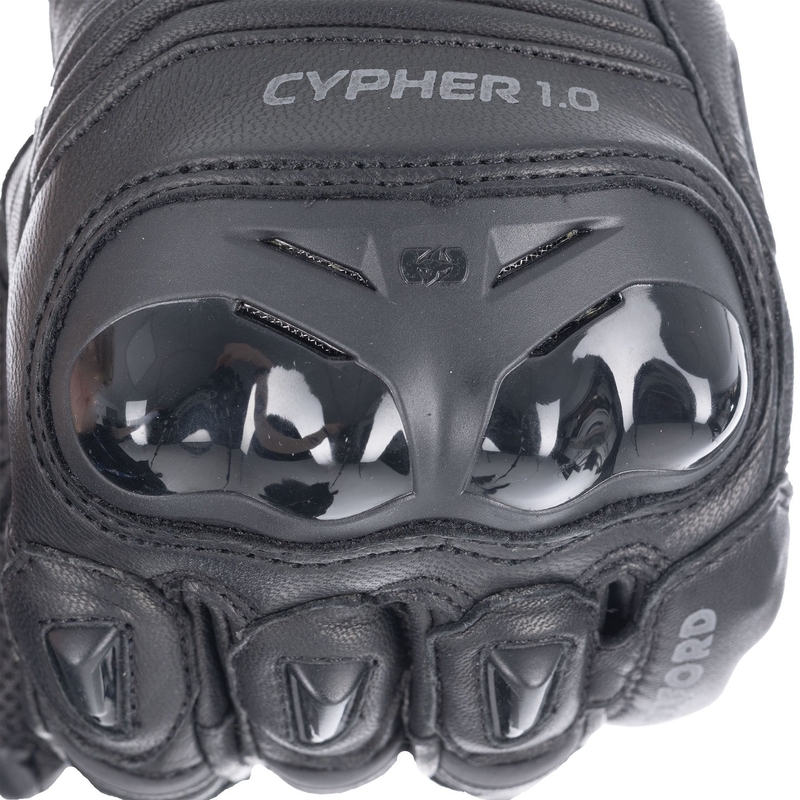 Oxford Cypher 1.0 īsie melnie motocikla cimdi