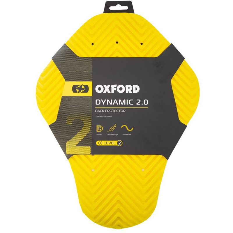 Oxford Dynamic 2.0 mugurkaula aizsargs 2. līmenis dzeltens