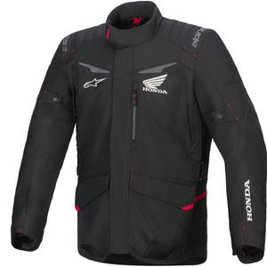 Alpinestars ST-1 ūdensnecaurlaidīga motocikla jaka Honda melna un sarkana