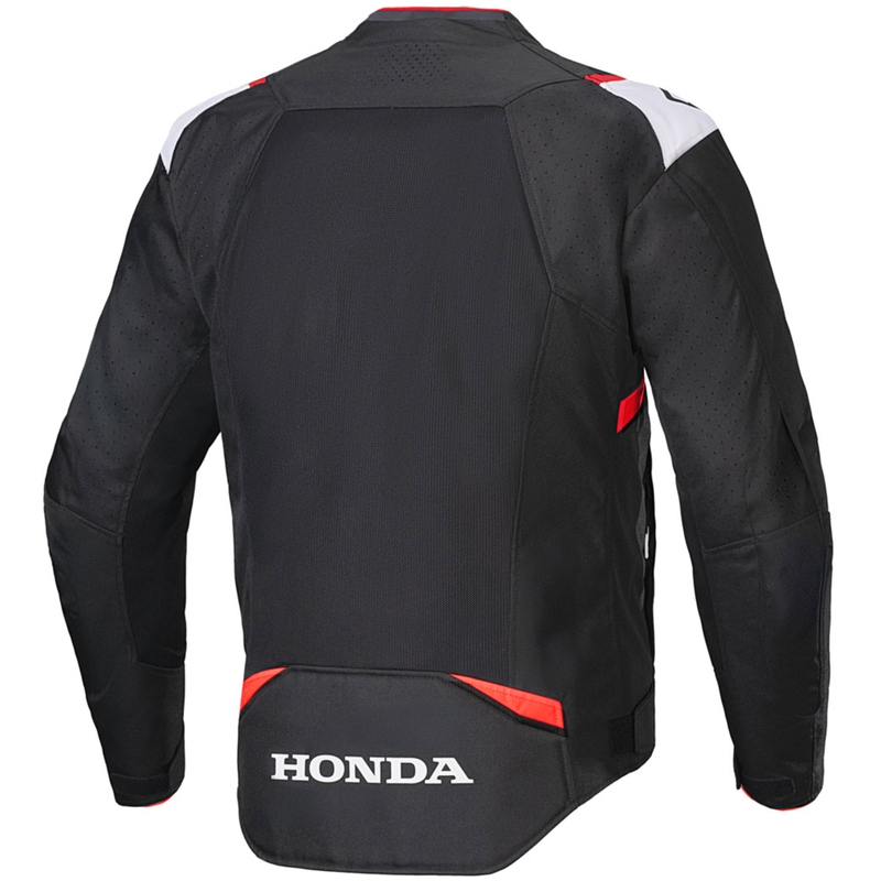 Alpinestars T-SPS Air V2 motocikla jaka Honda melna, balta un sarkana