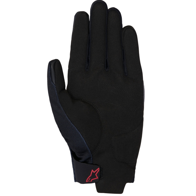 Alpinestars Reef V2 motocikla cimdi Honda melni-sarkani-pelēki