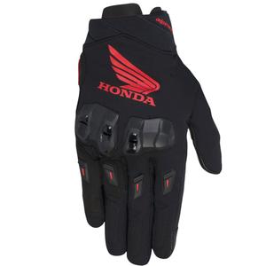 Alpinestars SP X 3 motocikla cimdi Honda collection melni un sarkani