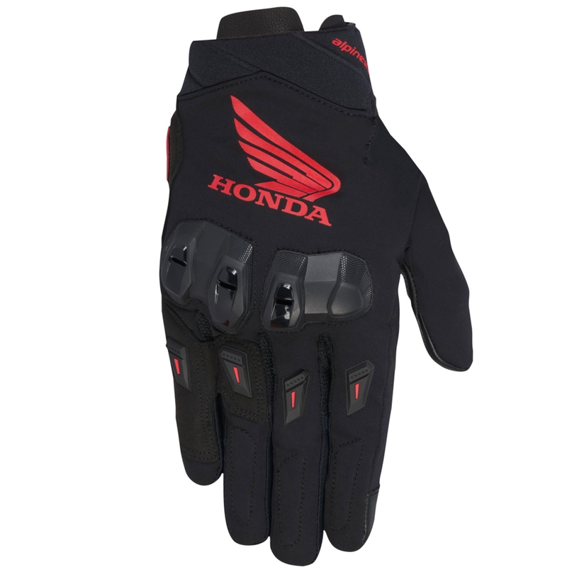 Alpinestars SP X 3 motocikla cimdi Honda collection melni un sarkani