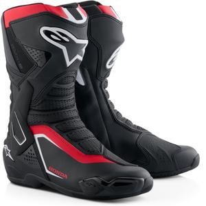 Alpinestars SMX-6 V3 motocikla zābaki Honda collection melni-sarkani-balti