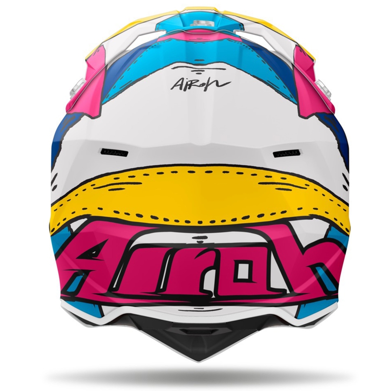 Motokrosa ķivere Airoh Wraaap Paint matt multicolor
