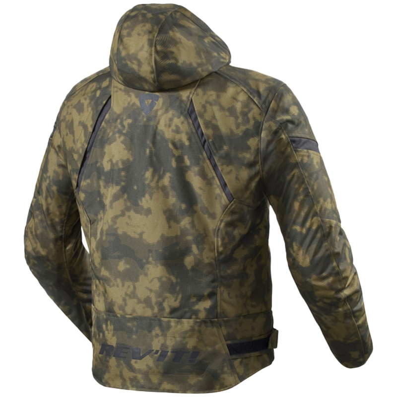 Revit Flare 3 H2O camo tumši zaļa motocikla jaka