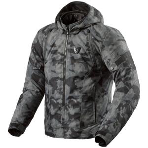 Revit Flare 3 H2O camo tumši pelēka motocikla jaka