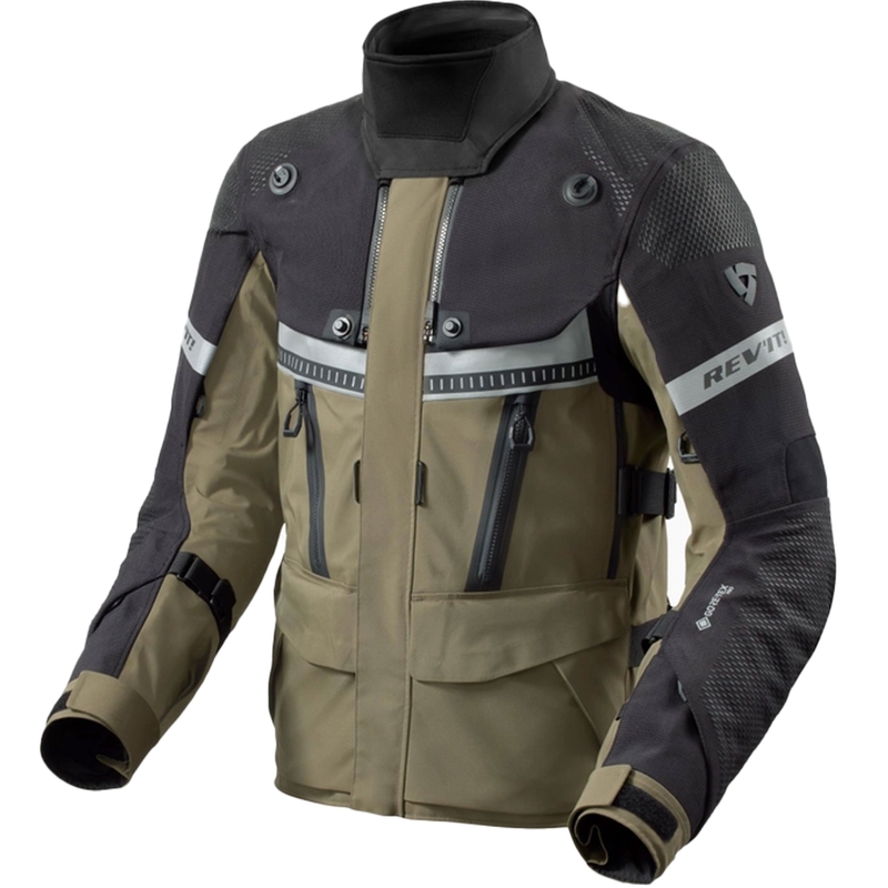 Revit Dominator 3 GTX motocikla jaka melns-zaļš