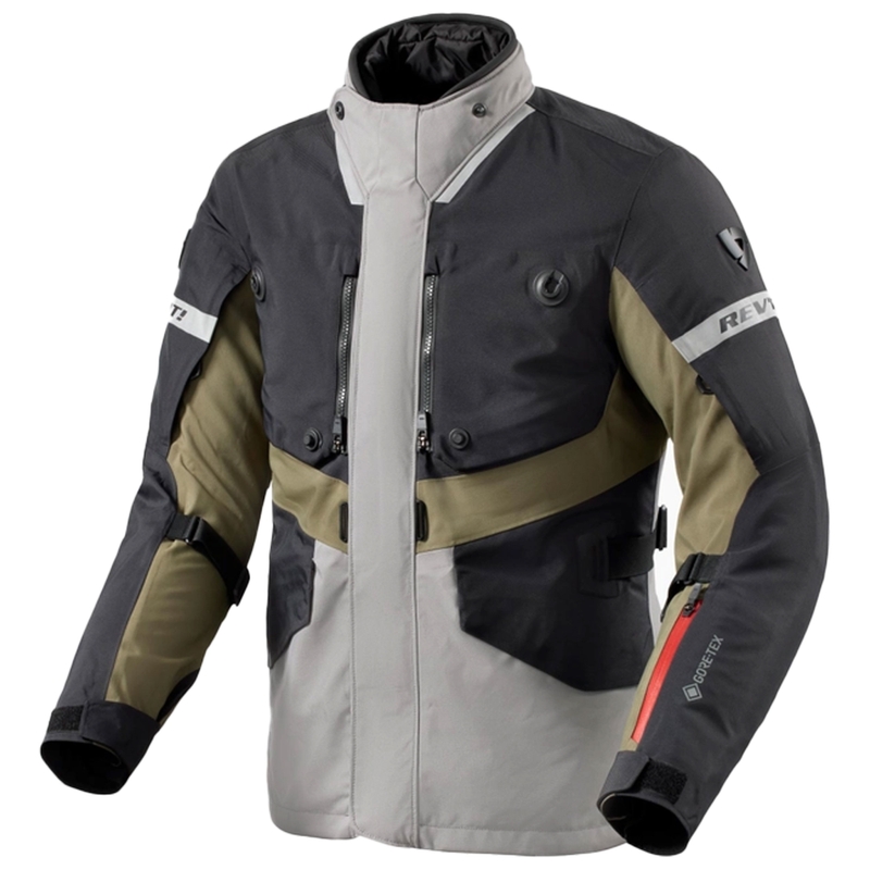 Revit Neptune 3 GTX motocikla jaka melns-zaļš