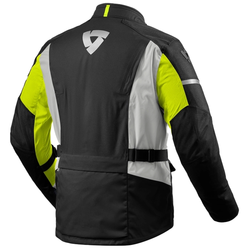 Revit Horizon 3 H2O melni-fluo dzeltena motocikla jaka