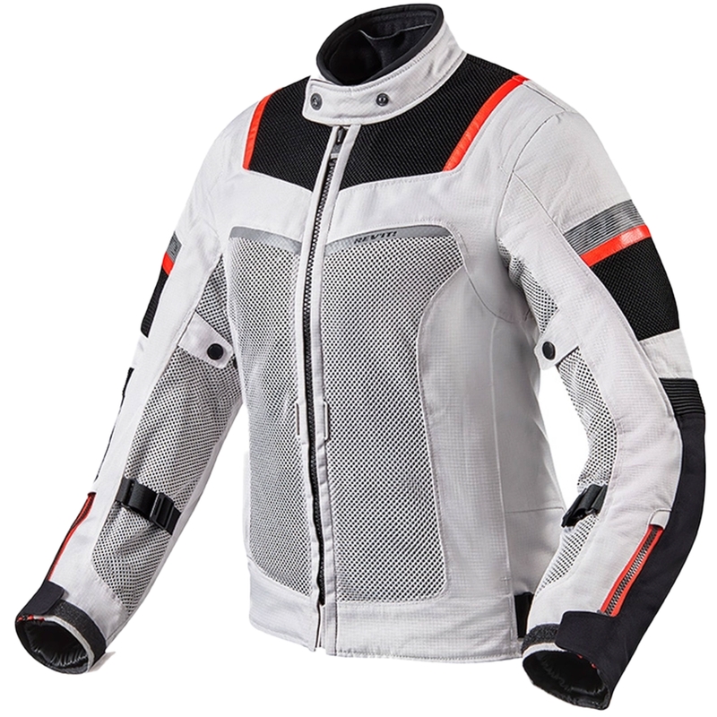 Revit Tornado 3 Sieviešu motocikla jaka Silver and Black izpārdošana