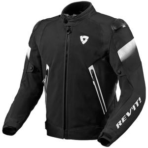 Revit Control Control Air H2O motocikla jaka melnā un baltā krāsā