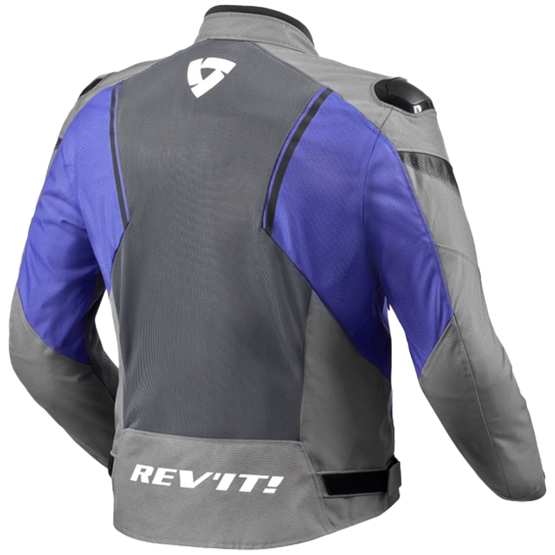 Revit Control Control Air H2O motocikla jaka pelēki zila