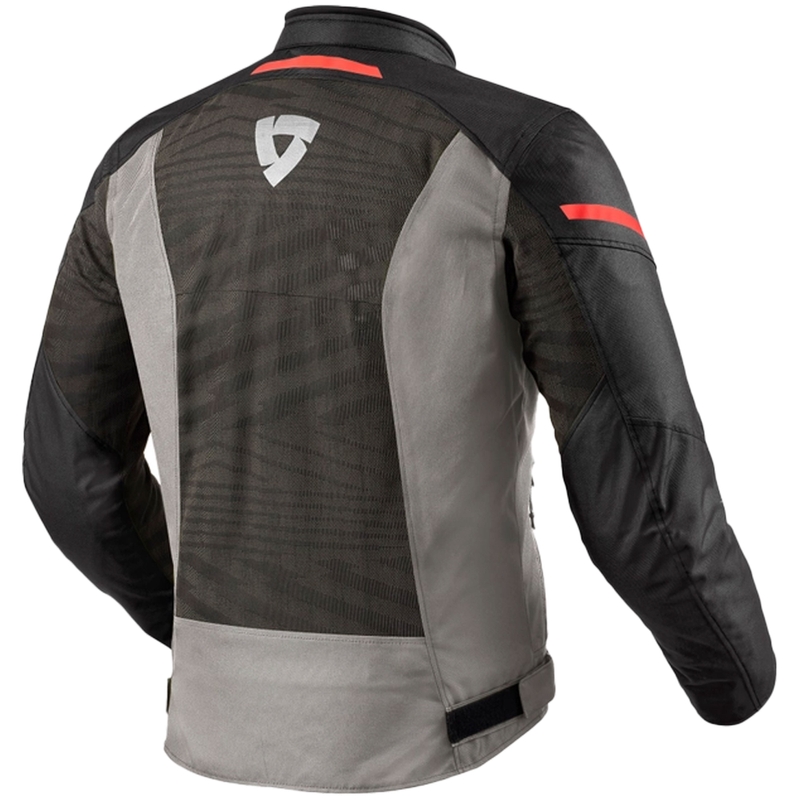 Revit Torque 2 H2O motocikla jaka pelēka un sarkana