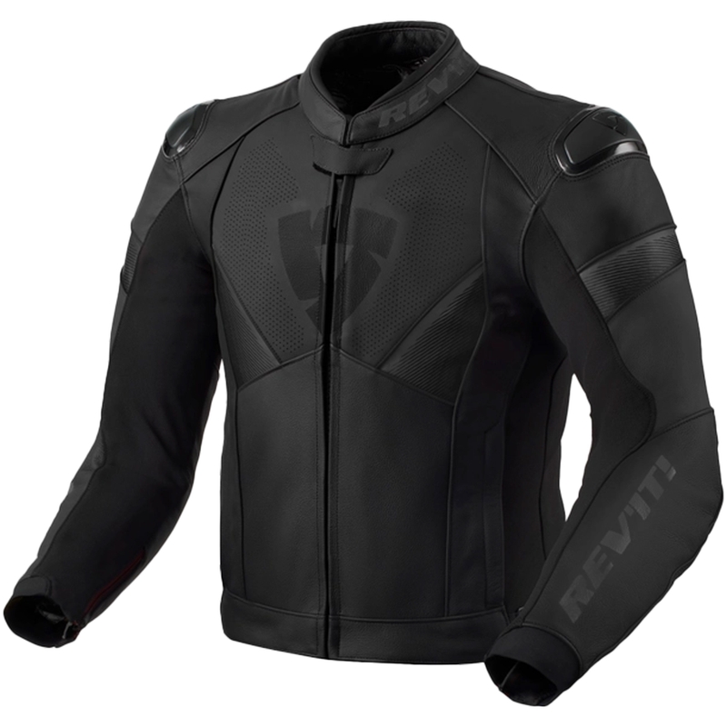 Revit Argon 2 melna-antracīta ādas motocikla jaka