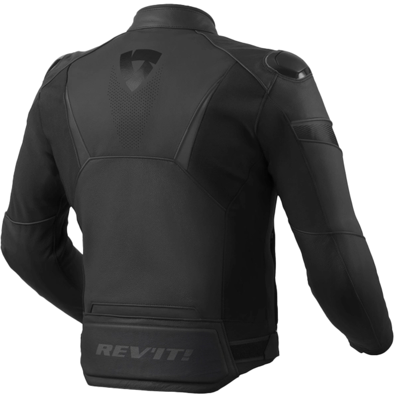 Revit Argon 2 melna-antracīta ādas motocikla jaka