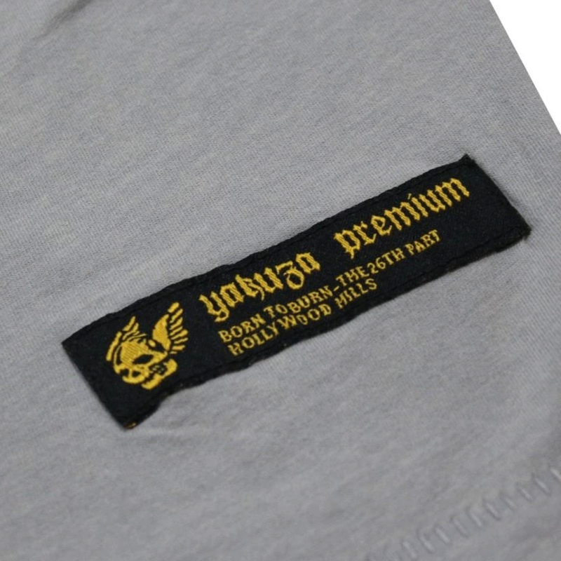 T-krekls Yakuza Premium Rude and Rough - Los Angeles grey
