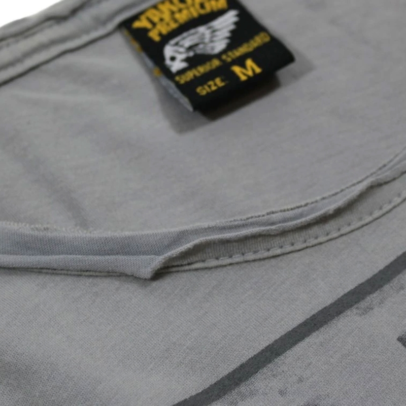 T-krekls Yakuza Premium Rude and Rough Born to Burn - Los Angeles grey