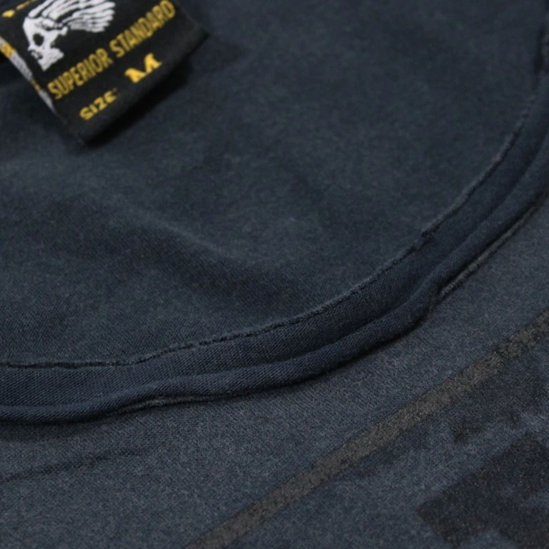 T-krekls Yakuza Premium Rude and Rough Born to Burn - Los Angeles blue