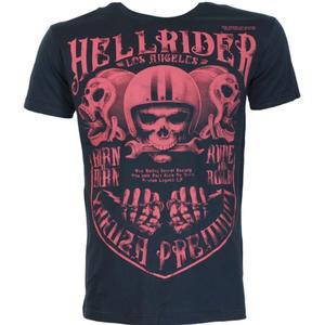T-krekls Yakuza Premium Hell Rider - Born to Burn tumši zils