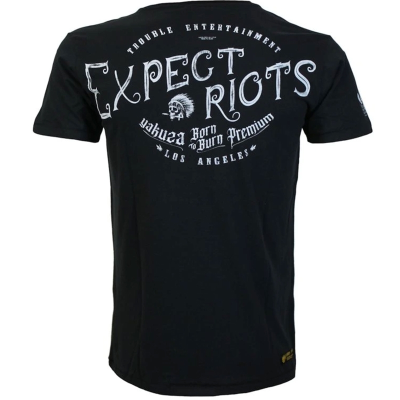 T-krekls Yakuza Premium Expect Riots - Los Angeles black