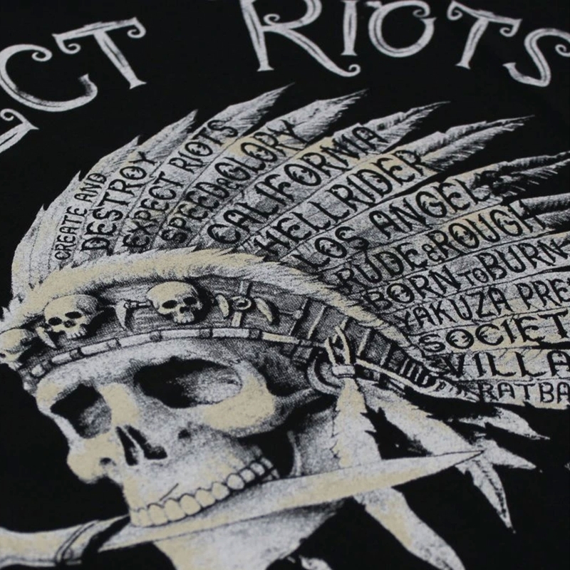 T-krekls Yakuza Premium Expect Riots - Los Angeles black