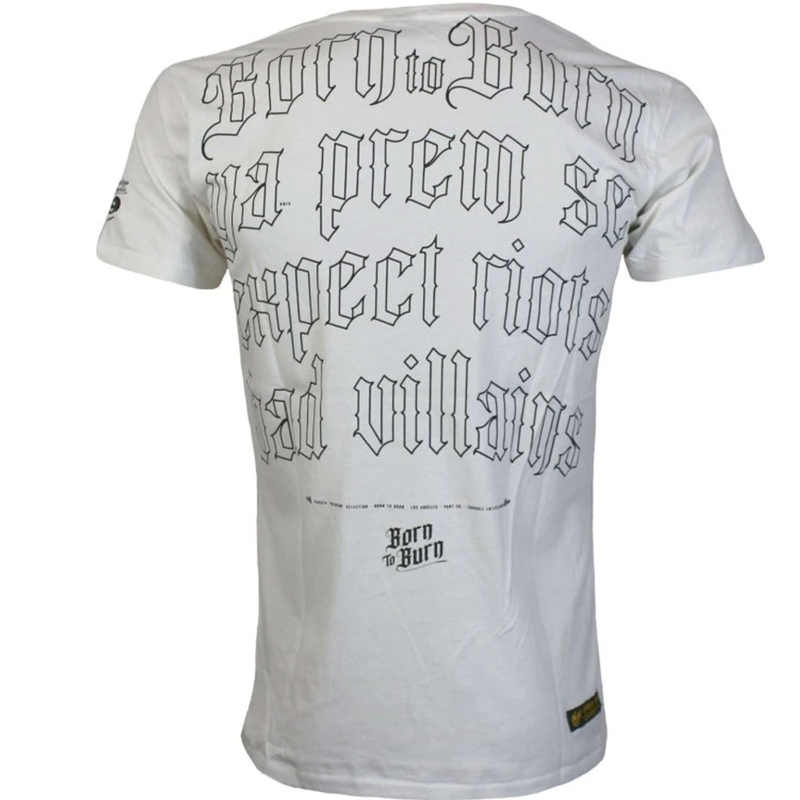 Yakuza Premium T-krekls Born to Burn - Losandželosa balts
