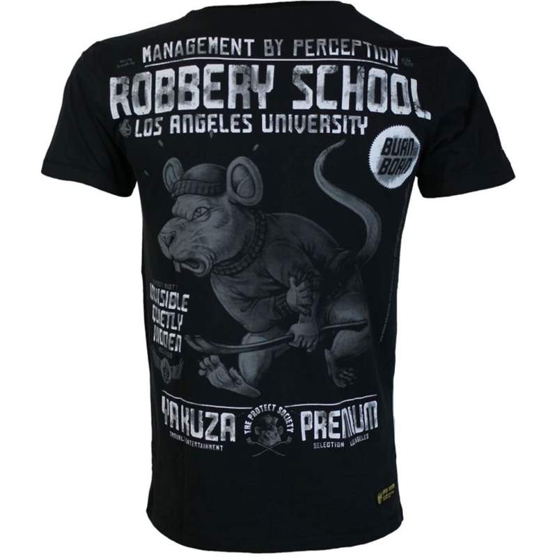 T-krekls Yakuza Premium laupīšanas skola - Losandželosa melns
