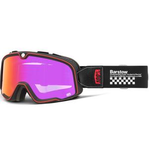 Motokrosa brilles 100% Barstow Erban ar sarkanām pleksi brillēm