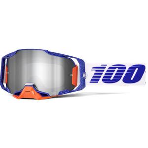 Motokrosa brilles 100% Armega Lavingaad ar sudraba pleksi