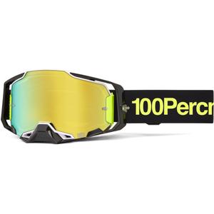 Motokrosa brilles 100% Armega Orban ar zelta pleksi