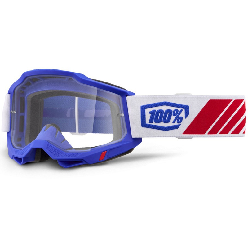 Motokrosa brilles 100% Accuri 2 Kolby ar caurspīdīgu pleksi