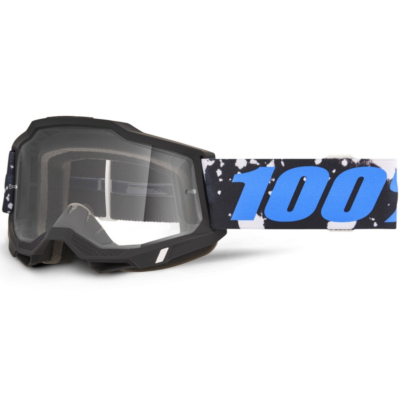 Motokrosa brilles 100% Accuri 2 Callisto ar caurspīdīgu pleksi
