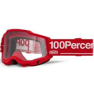 Motokrosa brilles 100% Accuri 2 Wolg ar caurspīdīgu pleksi