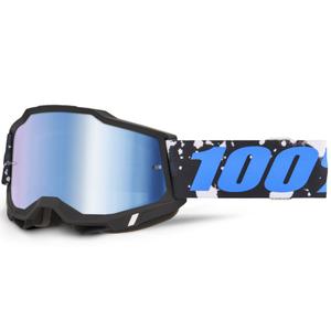 Motokrosa brilles 100% Accuri 2 Callisto ar zilu pleksi