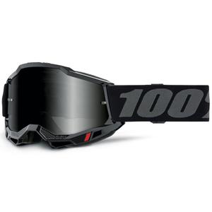 Motokrosa aizsargbrilles 100% Accuri 2 Sand black ar kūpinātu pleksi