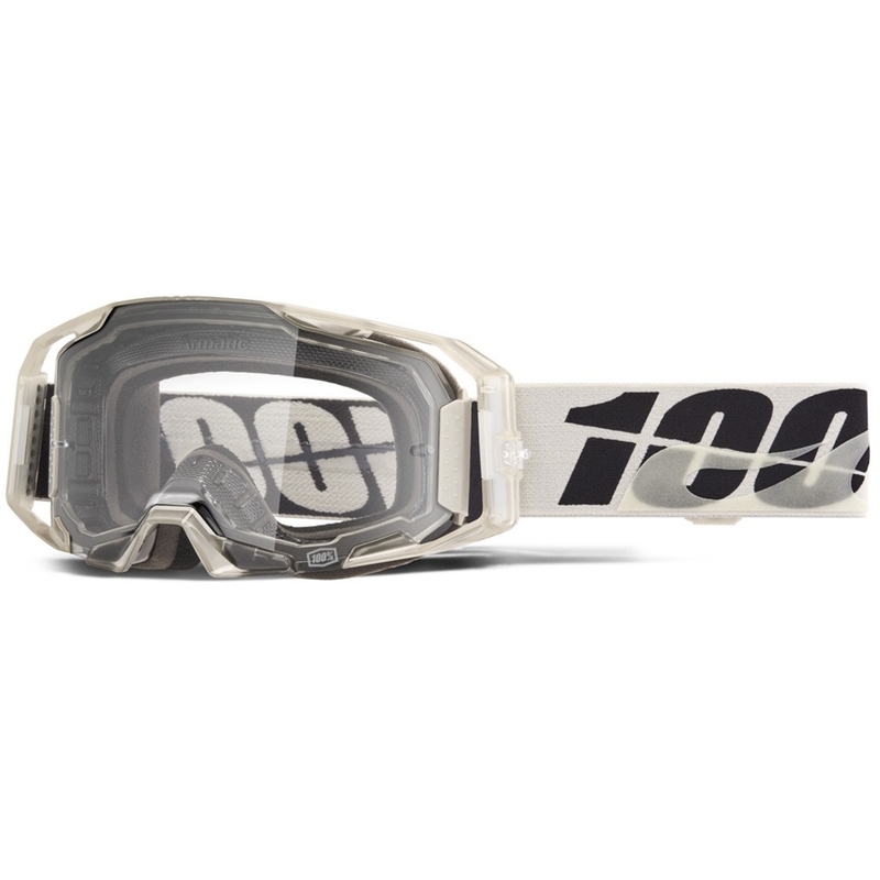Motokrosa brilles 100% ARmatic Pitch ar caurspīdīgu pleksi
