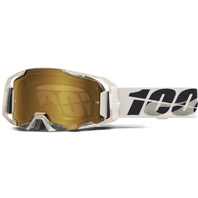 Motokrosa brilles 100% ARmatic Pitch ar zelta pleksi