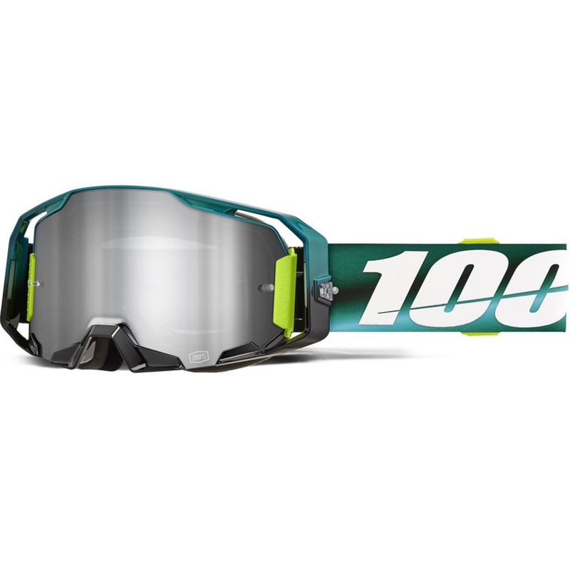 100% ARmatic Polarity motokrosa brilles ar sudraba pleksi