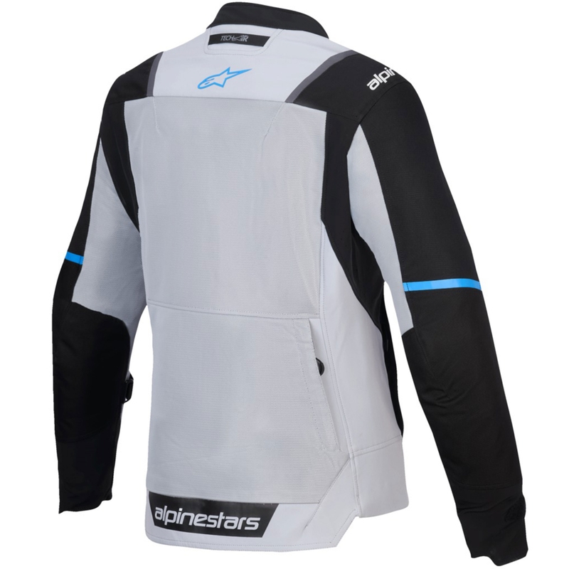 Alpinestars Stella ST-2 Air Sieviešu motocikla jaka gaiši pelēka un melna