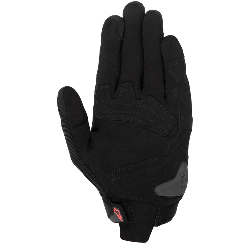 Alpinestars SP X 1 melni-fluo sarkani motocikla cimdi