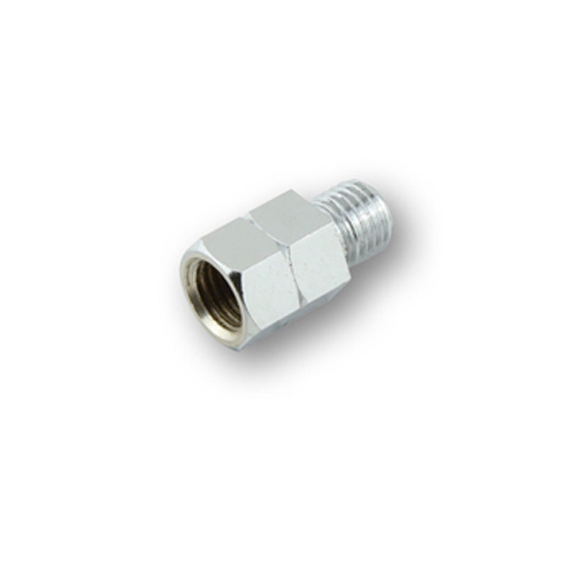 Adapteris spogulim Highsider Smart no labās vītnes M10 uz kreiso vītni M10 hromēts