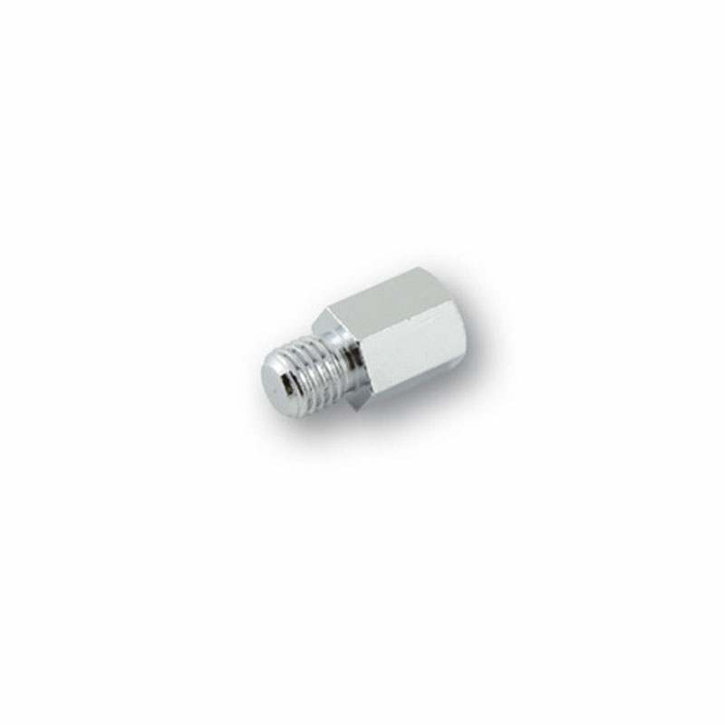 Adapteris Highsider Smart spogulim no labās puses vītnes M8 uz labās puses vītni M10 ar hromētu pārklājumu