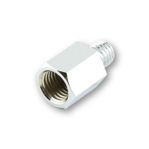 Adapteris Highsider Smart spogulim no labās puses vītnes M10 uz labās puses vītni M8 ar hromētu pārklājumu