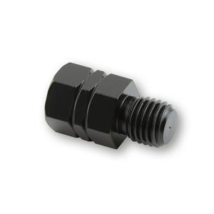 Adapteris spogulim Highsider Smart no kreisā vītnes M10 uz labo vītni M10 melns