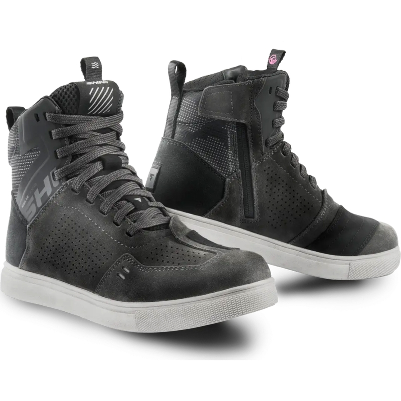 Sieviešu Shima Rebel 2.0 Vent 2.0 motociklu zābaki Grey