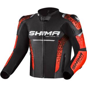 Shima STR 2.0 fluo sarkana motocikla jaka