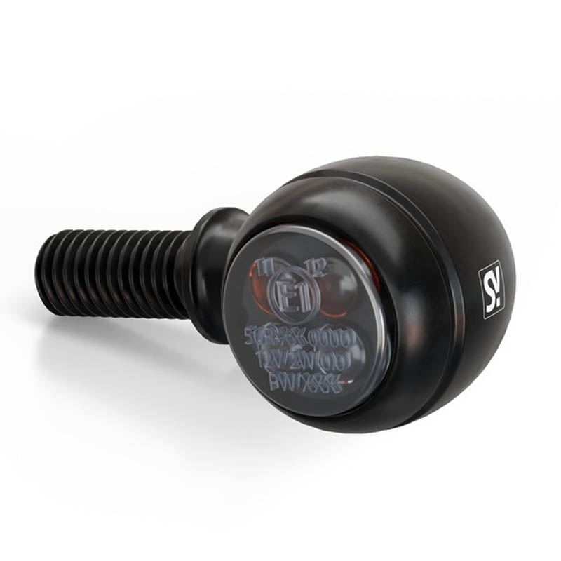 Highsider Smart Circula-S LED melni motociklu bākugunis