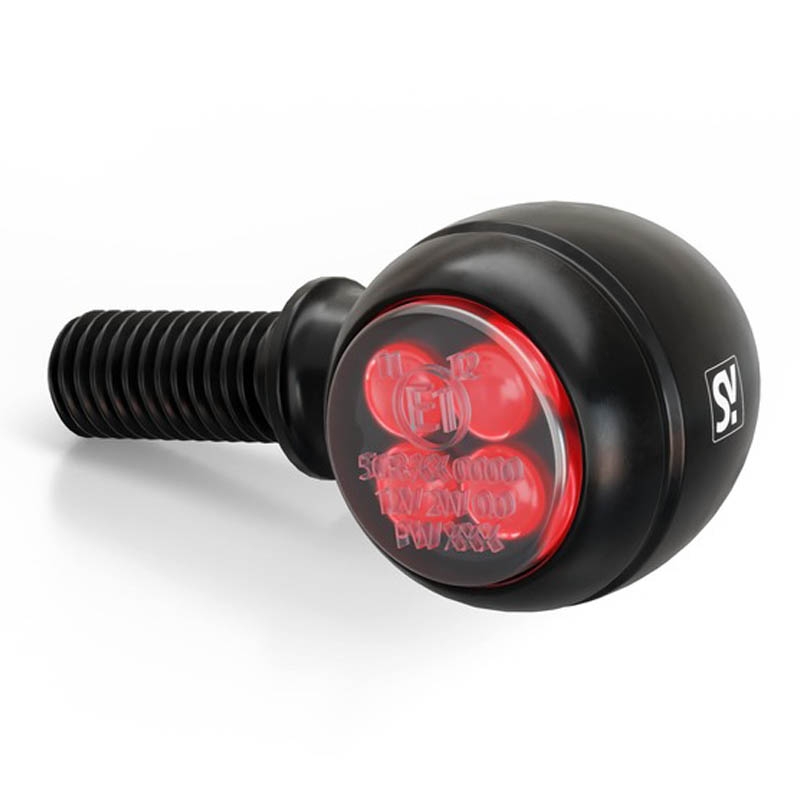 Highsider Smart Circula-S LED 3in1 melni motociklu bākugunis